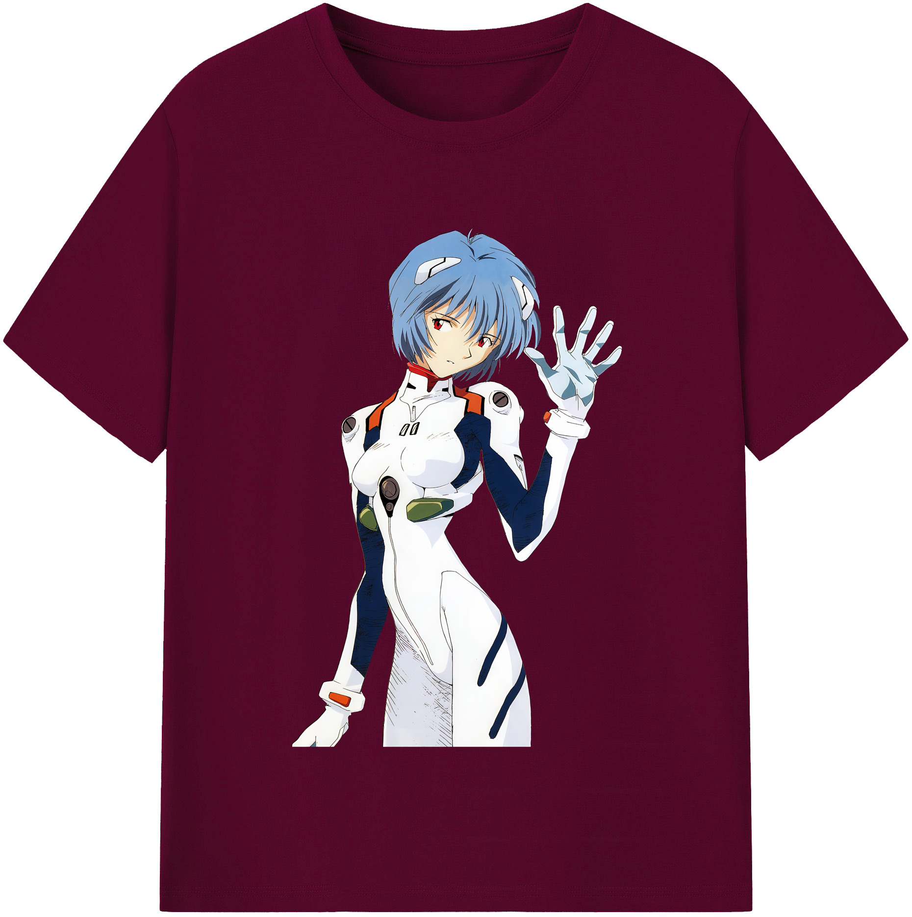 （画像用） EVA 新世紀エヴァンゲリオン レディースカジュアルプリントTシャツ（綿100％）
